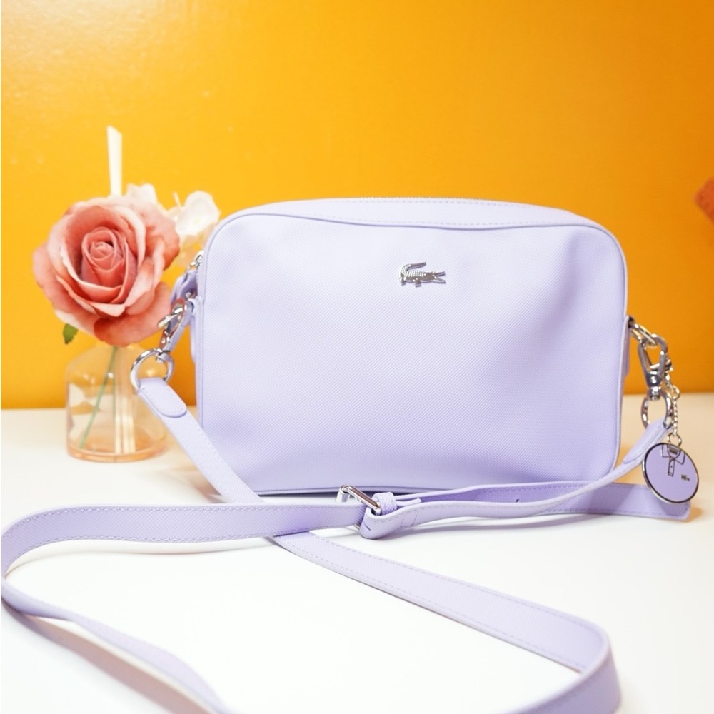 Lacoste Women's Soft Purple Crossbody Bag